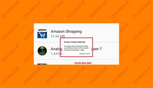 How To Fix Android Screen Overlay Detected Problem
