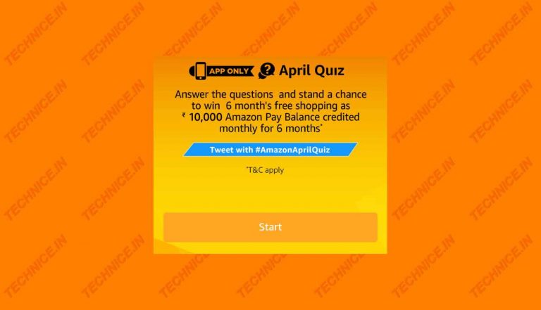 Amazon April Quiz Answers 2018 Win Six Months Free Shopping
