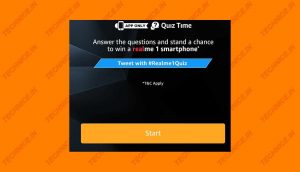 Amazon Realme 1 Quiz Answers