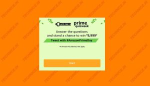 Amazon Prime Quiz Week Answers Win Rs 9999