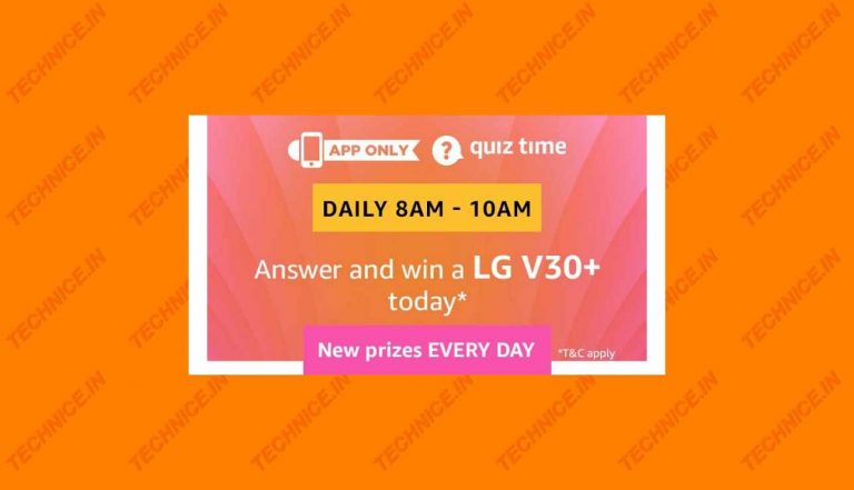 Amazon LG V30+ Quiz Answers