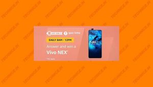 Amazon Vivo Nex Quiz Answers