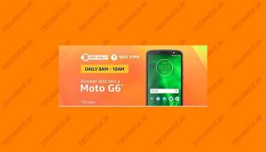 Amazon Moto G6 Quiz Answers