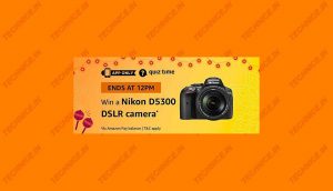 Amazon Nikon D5300 DSLR Camera Quiz Answers
