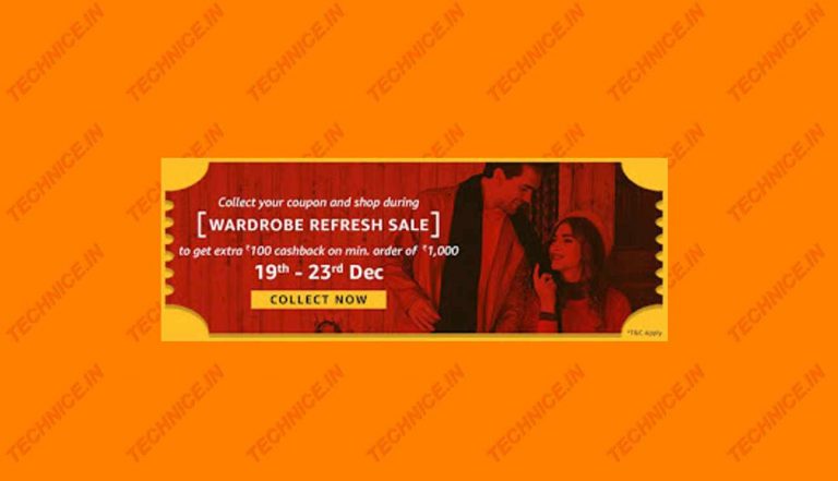 Amazon Wardrobe Refresh Sale Offers Cashback