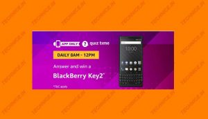 Amazon BlackBerry Key2 Quiz Answers