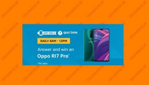 Amazon Oppo R17 Pro Quiz Answers