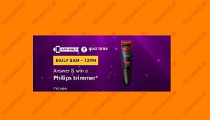 Amazon Philips Trimmer Quiz Answers