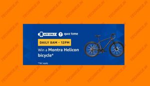 Amazon Montra Helicon Bicycle Quiz Answers