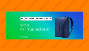 Amazon Mi Quiz Week Answers Travel Edition