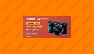 Amazon Sony Alpha DSLR Camera Quiz Answers