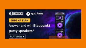 Amazon Blaupunkt Party Speakers Quiz Answers Today Win Blaupunkt Party Speaker Free From Amazon