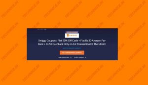 Cashkaro Swiggy Coupons Offer Free Food