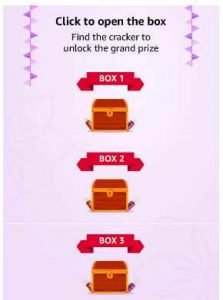 Amazon Find The Cracker Quiz Contest Answers 19th September 2019 Win Rs 125000 Today