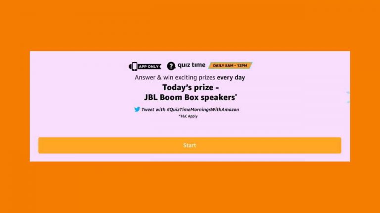 Amazon JBL Boom Box Speakers Quiz Answers 13 September Win Free JBL Speakers Tdoay