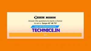 Amazon sanyo quiz answers win sanyo 43 inch 4k tv free from amazon