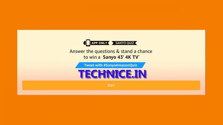 Amazon sanyo quiz answers win sanyo 43 inch 4k tv free from amazon