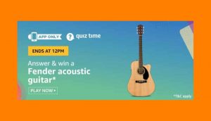 Amazon Fender Acoustic Guitar Quiz Answers