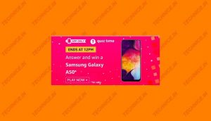 Amazon Samsung Galaxy A50 Quiz Answers