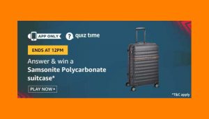 Amazon Samsonite Polycarbonate Suitcase Quiz Answers