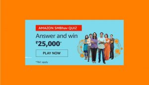 Amazon SMBhav Quiz Answers