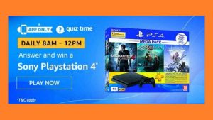 Amazon Sony Playstation 4 Quiz Answers Win Sony PS 4