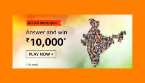 Amazon Better India Quiz Answers