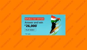 Amazon Republic Day Edition Quiz Answers Win Rs 26000