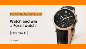 Amazon Fossil Valentines Quiz Answers