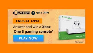 Amazon Xbox One S Gaming Console Quiz Answers