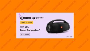 Amazon JBL Boom Box Speakers Quiz Answers