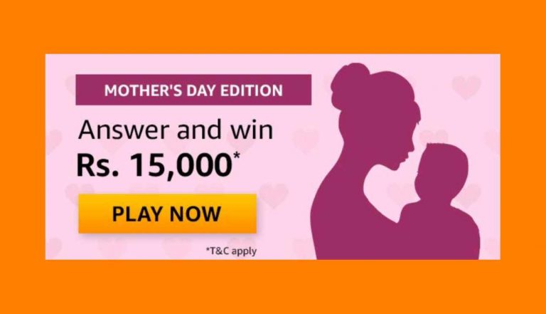 Amazon Mother's Day Edition Quiz Answers