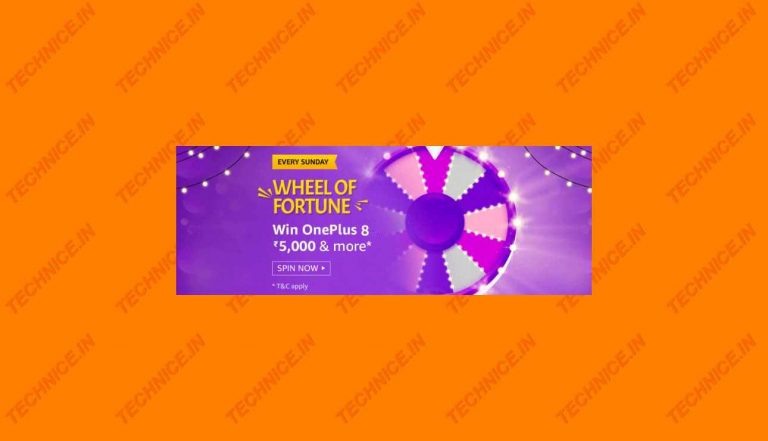 Amazon Wheel Of Fortune Answers Win OnePlus 8 Rs 5000