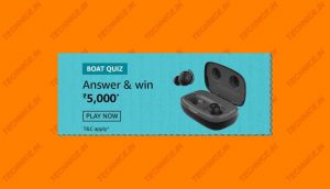 Amazon Boat Quiz Answers Win Rs 5000