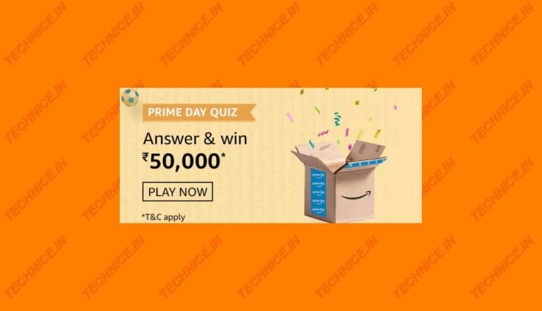 Amazon Prime Day Quiz Answers Win Rs 50000 Amazon Pay