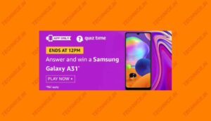 Amazon Samsung Galaxy A31 Quiz Answers Win Galaxy A31