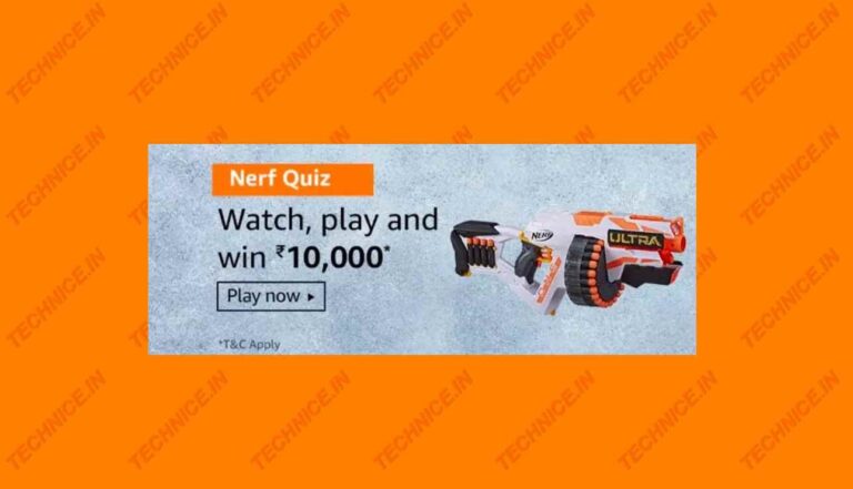 Amazon Nerf Quiz Answers Win Rs 10000 Amazon Pay