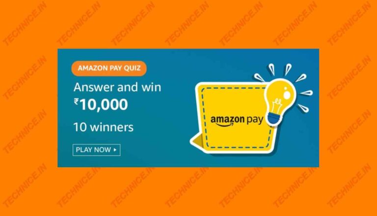 Amazon Pay Quiz Answers Win Rs 10000 Amazon Pay