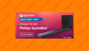 Amazon Philips Soundbar Quiz Answers Win Free Philips TAPB603 Soundbar