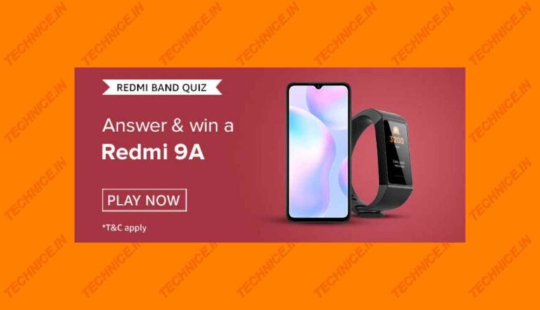 Amazon Redmi 9A Quiz Answers Win Redmi Mi 9A Free Phone