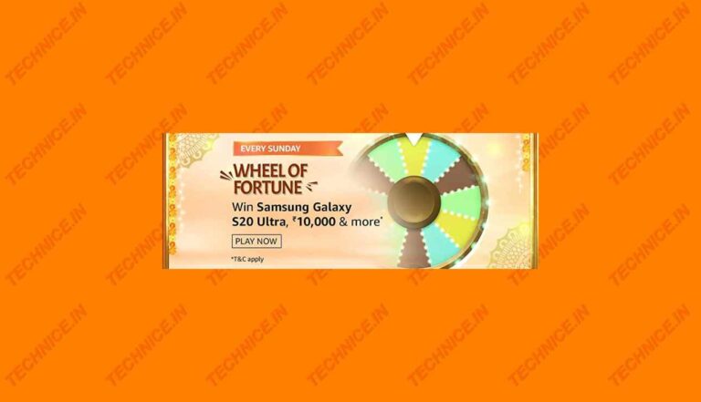 Amazon Wheel Of Fortune Answers Win Samsung Galaxy S20 Ultra Rs 10000