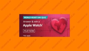 Amazon World Heart Day Apple Watch Quiz Answers