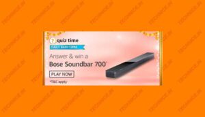 Amazon Bose Soundbar Quiz Answers Win Bose Soundbar 700