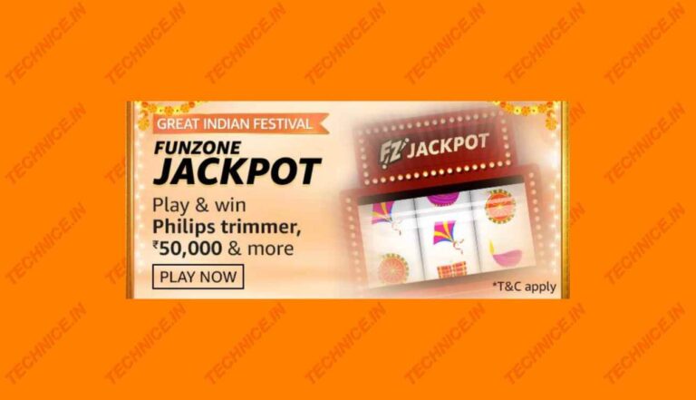 Amazon Funzone Jackpot Quiz Answers Win 50000