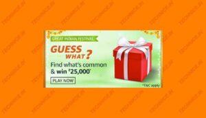 Amazon Guess What Quiz Answers Win Rs 25000