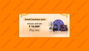 Amazon Small Business Day Quiz Answers Win Rs 10000
