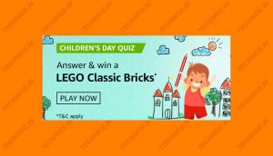 Amazon Childrens Day Quiz Answers Win LEGO Classic Bricks