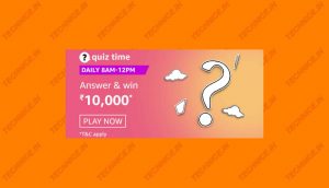 Amazon Rs 10000 Quiz Answers Win Rs 10000 Money Free