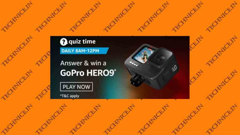 Amazon GoPro Hero9 Quiz Answers Get A Free GoPro Hero 9
