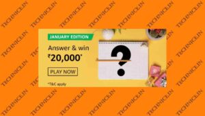 Amazon January Edition Quiz Answers 2021 Win Rs 20000 Amazon Pay